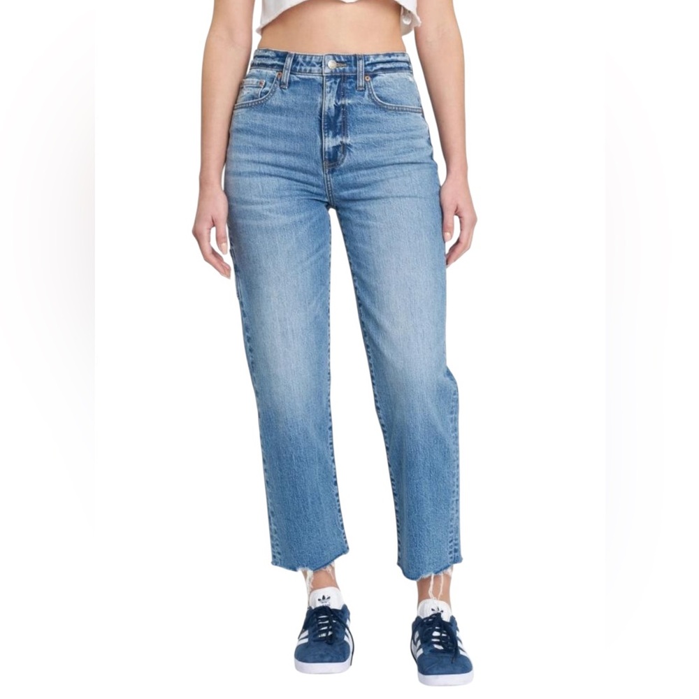 New Daze Tough Love Utility Straight Crop Jeans Size 30